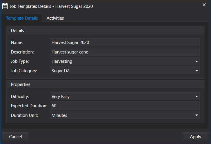 ews-job-template-details
